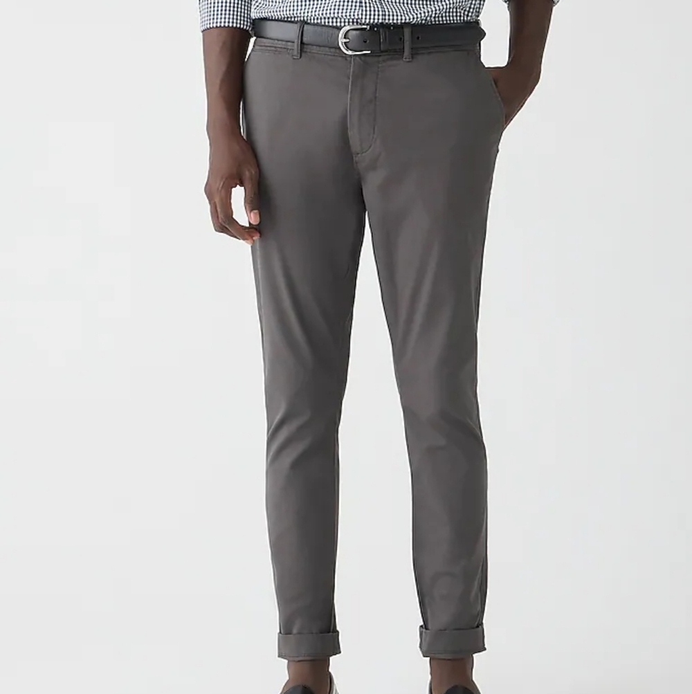 BNWT Dark Grey Men's Chino Pants J Crew 29/32